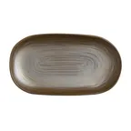 image of Steelite 6965E6163 Oval Porcelain Platter, 13" X 7" Bronze Finish, Oven Safe To 425°F - 1 Dozen