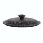 image of Steelite 6977QU016 Lid, 5-7/8" Dia x 1-1/2" H Round Bronze, Aluminum, Oven/Dishwasher Safe - 2/Case