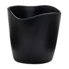 image of Steelite 7000DD001 - 1.5 Qt Melamine Dressing Crock, 6.25" Black, Break‑Resistant - 6/Case