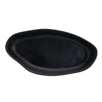 image of Steelite 7000DD003 Bowl 2.75 Qt 19½"x10"x2¼" Black Melamine BPA‑Free 240°F Dishwasher Safe - 6/Case