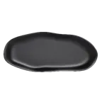image of Steelite 7000DD015 Slider Tray, 15" x 6-3/8", Black Melamine 240°F Heat‑Resistant BPA‑Free - 1 Dozen