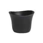 image of Steelite 7000DD019 Sauce Dish, 1.5 Oz, 2-1/4" x 2-1/8" Black Melamine, BPA‑Free - 1 Dozen