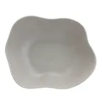 image of Steelite 7006DD005 - 6.75 Qt Gray Melamine Salad Bowl, Free‑Form 16" x 13" x 5" - 6/Case