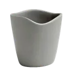 image of Steelite 7006DD029 Dressing Crock, 1 Qt (21 oz) Melamine, 4" Diameter, Gray Finish - 1 Dozen