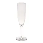 image of Steelite 7030DR008 - 6 oz Clear Polycarbonate Champagne Flute, 2.75" x 9.125", Stemware - 1 Dozen