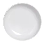 image of Steelite 7041DD209 - 8" Round White Melamine Pasta Bowl, 32 oz, Delfin Design - 1 Dozen