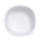 image of Steelite 7041DD212 - 3 Oz White Round Melamine Sauce Dish, 3" Diameter, Retro Design - 1 Dozen