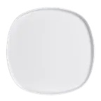 image of Steelite 7041DD214 Square Tray, 10.5" x 10.5" x 0.75", White Melamine, Retro Style - 1 Dozen
