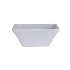 image of Steelite 7064MM201 - Square Deep Plastic Bowl, 5" x 5" x 2" White Melamine, 12.9 oz 0.4 qt - 1 Dozen