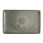 image of Steelite 7065MM300 - Rectangle Serving Tray, 12" x 7.5", Gray Smoke Melamine, Urban Style - 1 Dozen