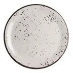 image of Steelite 7066MM304 Coupe Plate, 10"-11" Round White Melamine Dinnerware, Snow Finish - 1 Dozen