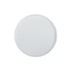 image of Steelite 7075MM322 - 8.125" x 0.875" Round Melamine Plate, White, Improv Creations - 1 Dozen