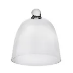 image of Steelite 7100DR047 Plate Cover Cloche, 5.5" x 5.5" Round Clear Plastic, 2"-7" Size Range - 6/Case