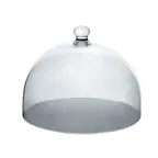 image of Steelite 7100DR064 Plate Cover Cloche, Clear Round Plastic, 12" x 9" Size, Sold Per Case - 8/Case