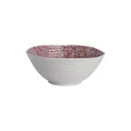 image of Steelite 7123TM071 - 7" Round Melamine Bowl, 29 Oz (0.9 Qt) Rubine Design, 7" x 2.875" - 1 Dozen