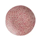 image of Steelite 7123TM073 Plastic Plate, 6.5" Round Melamine, Solano Rubine Creations Design - 1 Dozen