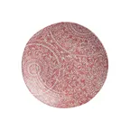 image of Steelite 7123TM074 Melamine Plate, 9" Round, Rubine Creations Pattern, 8-9" Size - 1 Dozen