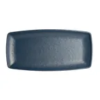 image of Steelite 7179TM508 Reusable Melamine Rectangle Plate 11.5" x 5.5" x 1.0", Blues, 10"-11" - 1 Dozen