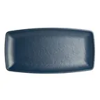image of Steelite 7179TM509 Rectangle Plate, 13.0" x 6.5" x 1.375", Blues Melamine, Contemporary - 1 Dozen