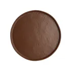 image of Steelite 7180TM502 - Round Melamine Plate, 8.25" x 0.75", Brown Color, Plastic Dinnerware - 1 Dozen