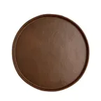 image of Steelite 7180TM503 Round Melamine Plate, 10.75" x 0.75", Brown Reusable Plastic Dinnerware - 1 Dozen