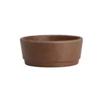 image of Steelite 7180TM511 Round Melamine Sauce Dish, 2 oz, 2.875" x 1.25" Redwood Finish, Design - 1 Dozen