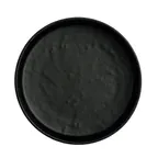 image of Steelite 7181TM504 Round Melamine Plate, 4.875" X 1.0" Black, Contemporary Casual Design - 1 Dozen