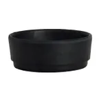 image of Steelite 7181TM511 - Round 2‑Ounce Melamine Sauce Dish, Black, 2.875" x 1.25" Contemporary - 1 Dozen