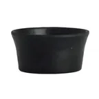 image of Steelite 7181TM512 - Round Melamine Sauce Dish, 2.25" x 1.25", 1.5 Oz, Black - 1 Dozen