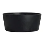 image of Steelite 7181TM518 - 17.5 oz (0.75 Qt) Round Melamine Bowl, 5.5" x 2.5", Black, 1 Dozen