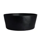 image of Steelite 7181TM519 - 3.5 Qt Round Melamine Bowl, 9.5" Diameter x 3.75" Height, Black Finish - 6/Case
