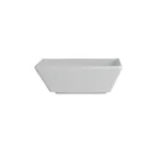 image of Steelite 7182TM514 Square Sauce Dish, 3 oz, 4" × 4" × 1.375" White Melamine Design - 1 Dozen