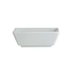 image of Steelite 7182TM515 - White Rectangular Melamine Sauce Dish, 2 Oz, 3.25" x 2.5" x 1.25" - 1 Dozen