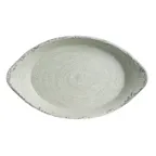 image of Steelite 7194TM079 - Oval Eared Melamine Bowl, 27 Oz, 11.5" x 6.625" x 2.75", Pattern Finish, 6/Case