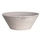 image of Steelite 7194TM081 - 30 oz Beige Round Melamine Bowl, 7\" Diameter x 3\" Height, 1 qt - 6/Case