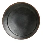 image of Steelite 7199TM013 - 8" Round Reusable Melamine Plate, Greystone Gray Finish - 1 Dozen