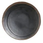 image of Steelite 7199TM016 Round Melamine Plate, 11" Greystone Gray, 10-11" Diameter - 1 Dozen