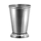 image of Steelite 7340MW004 Mint Julep Tumbler, 12 oz (3.25" x 4.5"), Stainless Steel, Cocktail Art - 1 Dozen