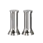 image of Steelite 7600CV001 - Salt & Pepper Set, Mirror, 25", 1"-3" Height, Stainless Steel Top/Jar - 1 Dozen