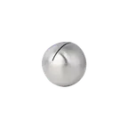 image of Steelite 7600CV004 - Round Menu Card Holder, 3" Height, 1-4" Diameter, Stainless Steel - 1 Dozen