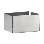 image of Steelite 7600CV013 Sugar Packet Holder, 3.125" x 2.5" x 1.75" Stainless Steel, 3" Size - 1 Dozen