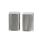 image of Steelite 7600CV022 - Hammered Salt & Pepper Set 1.25" x 2.0" Stainless Top/Jar - 1 Dozen