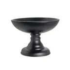 image of Steelite 7710ER002 Pedestal Stand, Round Black Resin, 11.75" x 8.5", H 5"-9", Ø 11"-14" - Case