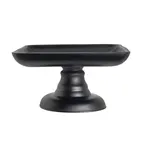 image of Steelite 7710ER004 Square Stand 12.75"x12.75"x7" Black Resin Dishwasher‑Safe 5"-9" 11"-14" - 1/Case