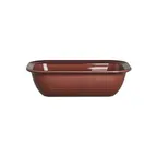 image of Steelite 7800ZM2847 Red Melamine Rectangular Bowl, 10.375" x 6.375" x 3" (1.5 Qt) GN 1/4 - 6/Case