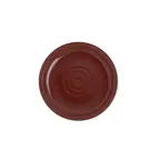 image of Steelite 7800ZM5008 - Reusable Melamine Plastic Plate, 7.0" x 0.75", Round Red, 1 Dozen