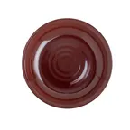 image of Steelite 7800ZM5068 - Deep 10.5" X 1.75" (1.25 Qt) Round Melamine Plate In Brooklyn Red - 6/Case