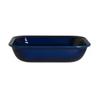 image of Steelite 7801ZM2848 - 3.5 Qt Rectangular Melamine Bowl, Blue, 12.75" x 10.375" x 3.0", - 6/Case