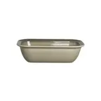 image of Steelite 7802ZM2847 - 1.5 Qt Rectangular Melamine Bowl, 10.375" x 6.375" x 3.0", Grey, - 6/Case