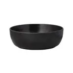 image of Steelite 7803ZM6002 28‑oz Round Melamine Bowl, Black, 6.5" x 2.125" , Dishwasher Safe - 6/Case